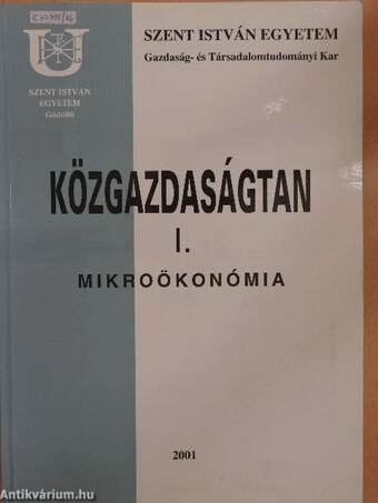 Közgazdaságtan I.