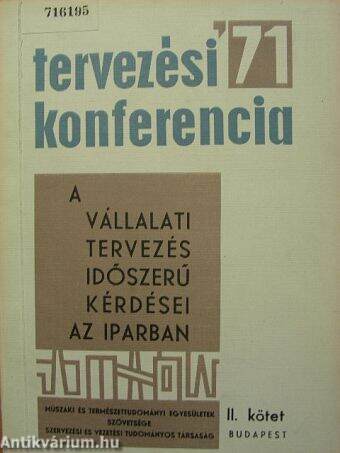 Tervezési konferencia '71 II.