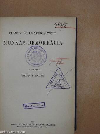 Munkás-demokrácia I. (töredék)