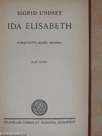 Ida Elisabeth I-II.