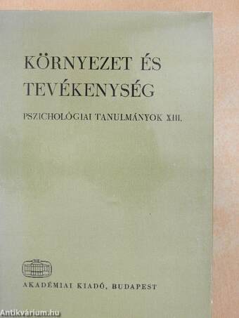 Környezet és tevékenység