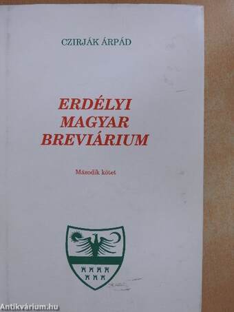 Erdélyi magyar breviárium II.