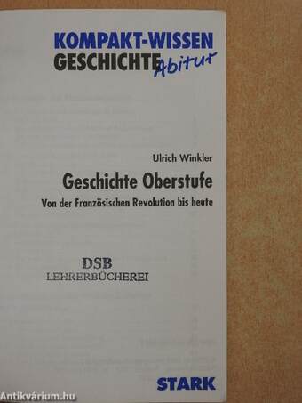 Geschichte Oberstufe