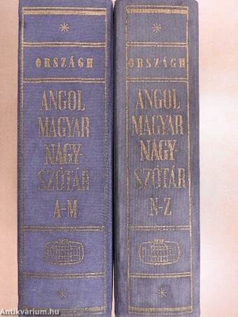 Angol-magyar nagyszótár I-II.