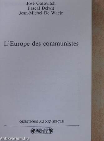 L'Europe des communistes