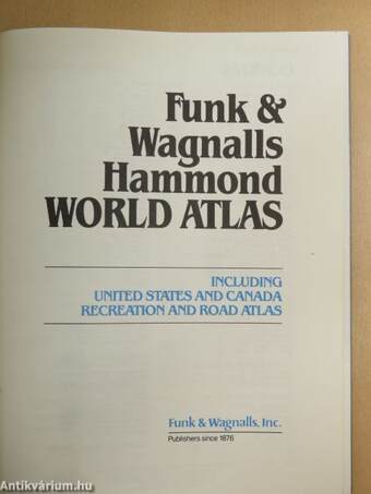 Funk & Wagnalls New Encyclopedia 1-29./Funk & Wagnalls Standard Desk Dictionary 1-2./Funk & Wagnalls Hammond World Atlas