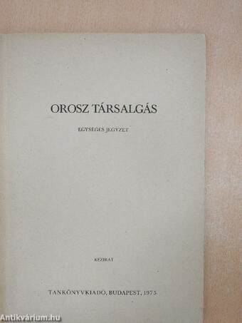 Orosz társalgás