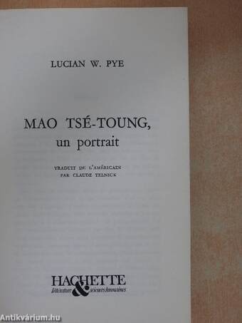 Mao Tsé-toung, un portrait