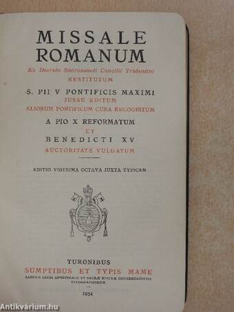 Missale Romanum