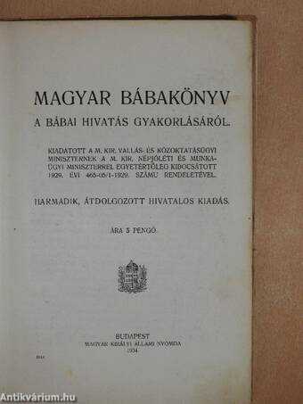 Magyar bábakönyv