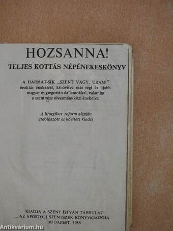 Hozsanna!