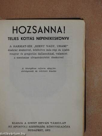 Hozsanna!