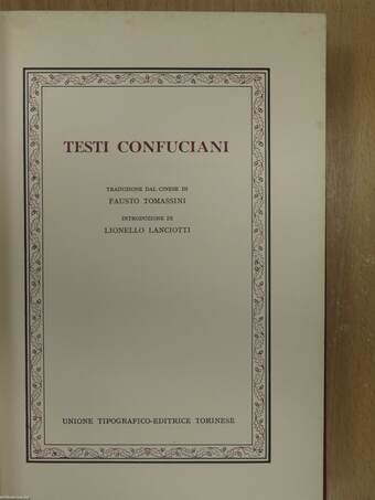 Testi Confuciani