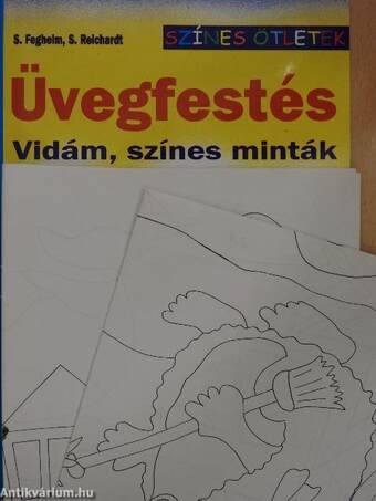 Üvegfestés - Vidám, színes minták