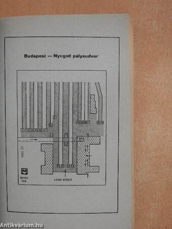 Hivatalos menetrend 1990-1991