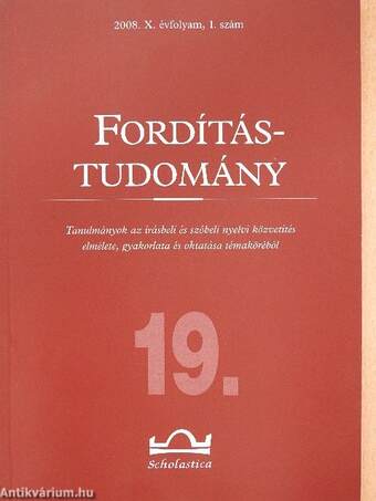 Fordítástudomány 2008/1.