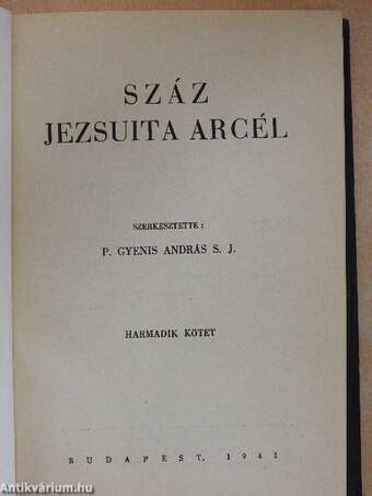 Száz jezsuita arcél III. (töredék)