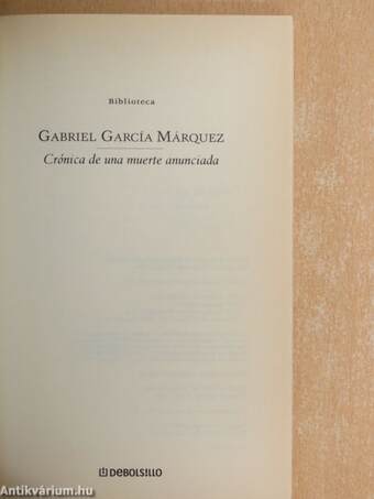 Crónica de una muerte anunciada