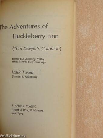 The Adventures of Huckleberry Finn