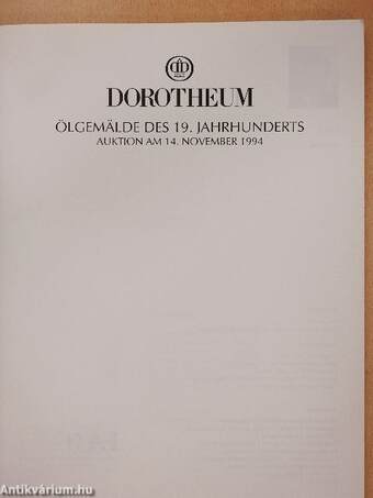 Dorotheum - Ölgemälde des 19. Jahrhunderts