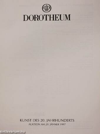 Dorotheum - Kunst des 20. Jahrhunderts