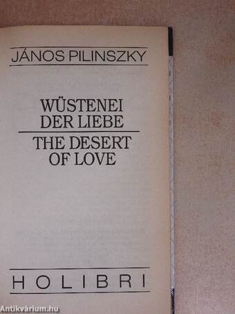 Wüstenei Der Liebe/The Desert of Love