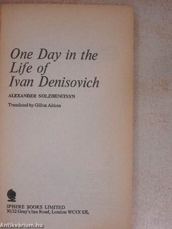 One Day in the Life of Ivan Denisovich