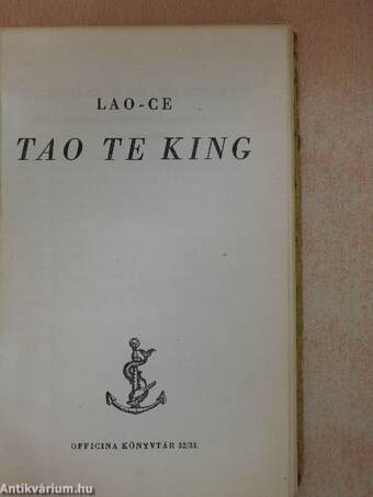 Tao Te King