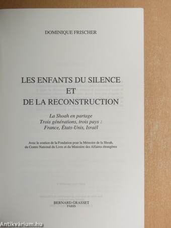 Les Enfants du Silence et de la Reconstruction