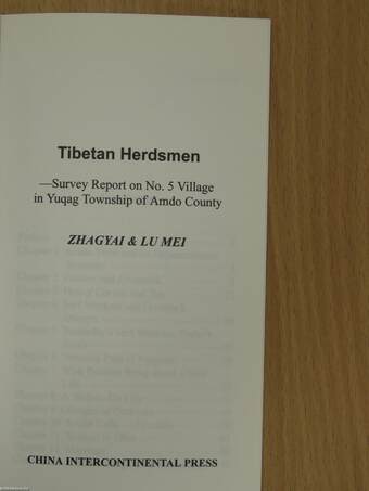 Tibetan Herdsmen