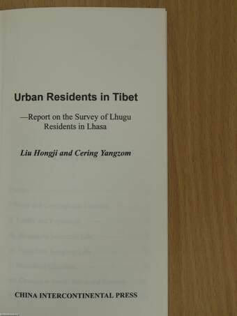 Urban Residents in Tibet