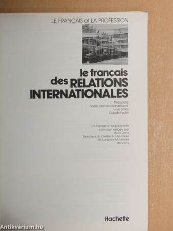 Le Francais des Relations Internationales