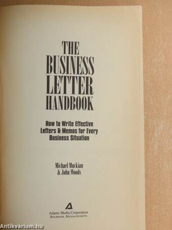 The Business Letter Handbook