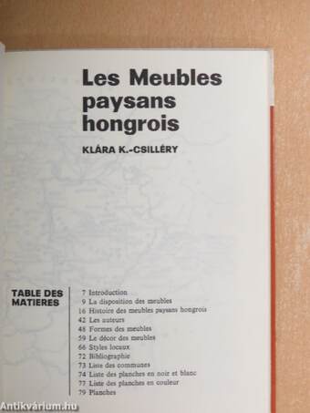 Les Meubles paysans hongrois