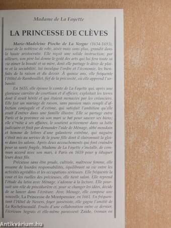 La princesse de Cléves