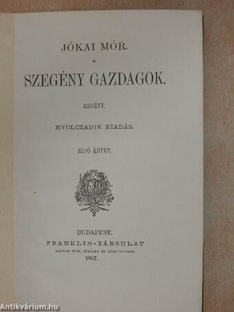 Szegény gazdagok I-II.