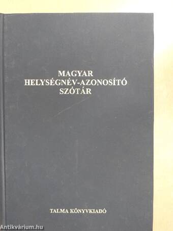 Magyar helységnév-azonosító szótár