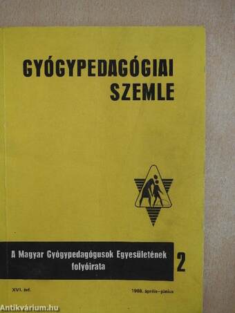 Gyógypedagógiai Szemle 1988. április-június