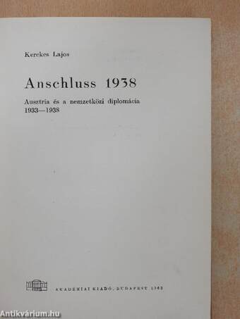 Anschluss 1938