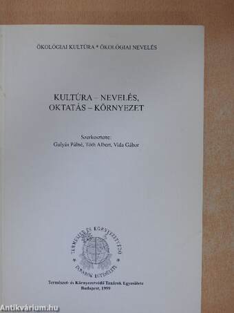 Kultúra - nevelés, oktatás - környezet