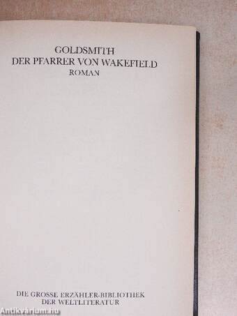 Der Pfarrer von Wakefield