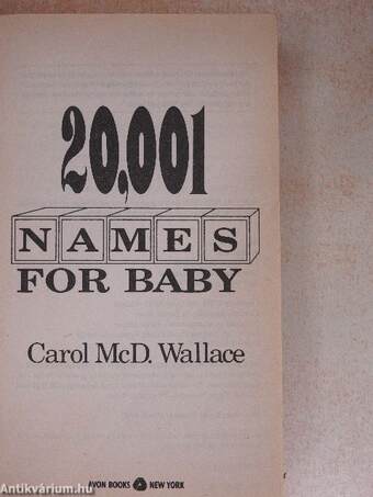 20,001 Names for Baby