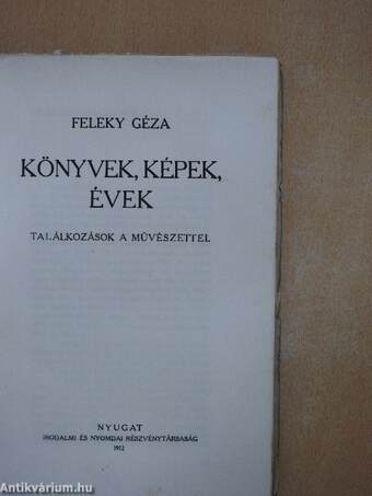 Könyvek, képek, évek