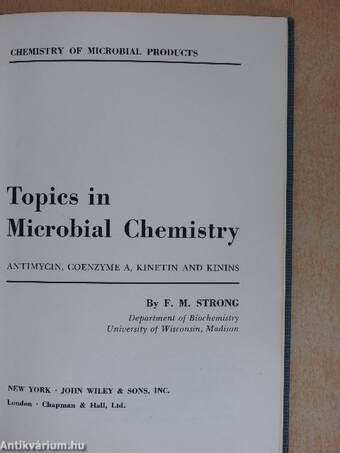 Topics in Microbial Chemistry