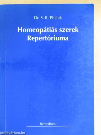 Homeopátiás szerek repertóriuma