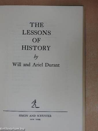 The Lessons of History