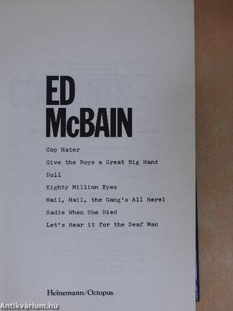 Cop Hater/Give the Boys a Great Big Hand/Doll/Eighty Million Eyes/Hail, Hail, the Gang's All Here!/Sadie When She Died/Let's Hear it for the Deaf Man