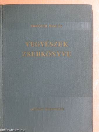 Vegyészek zsebkönyve