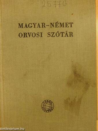 Magyar-német orvosi szótár