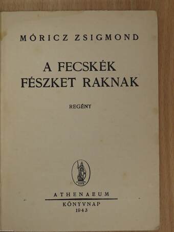 A fecskék fészket raknak